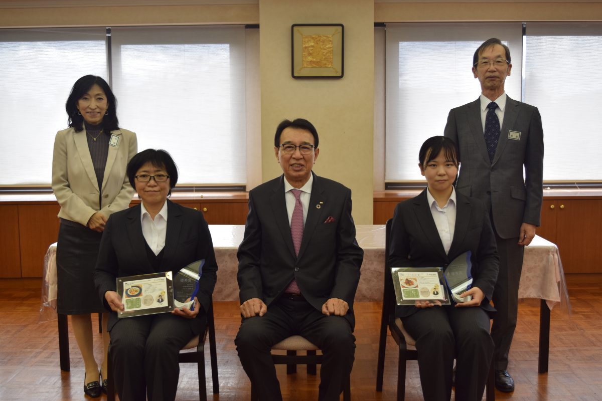 日本ゼネラルフード株式会社 　×　華学園栄養専門学校 産学連携プロジェクト　表彰式
